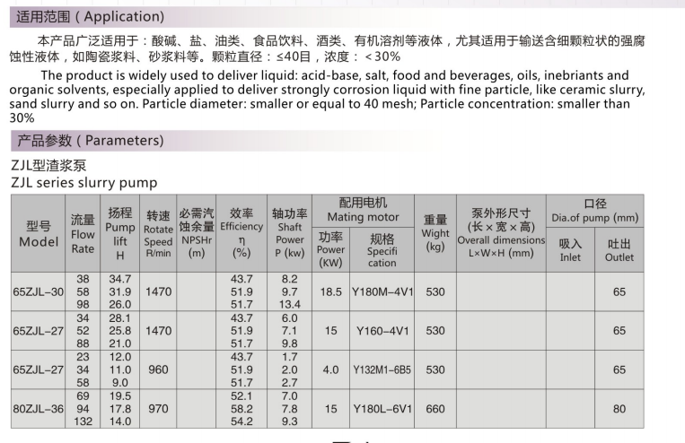 大流量耐腐耐磨輸漿泵(圖1)